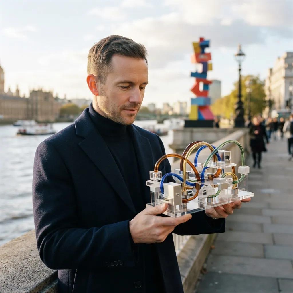 A man standing in london